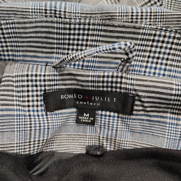 Romeo & Juliet - Oversized Blazer - Detachable Hoodie - White & Blue - Medium - Picture 7 of 8